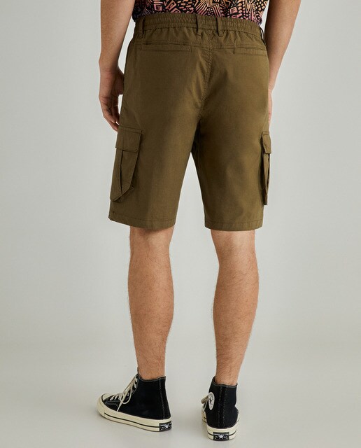 Bermuda tipo cargo de hombre kaki · Green Coast · El Corte Inglés