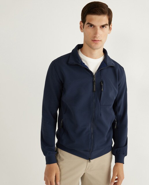 Chaqueta deportiva de hombre con cremallera azul · North Sails · El Corte  Inglés
