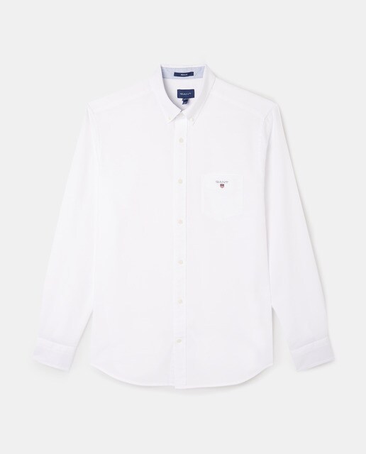 Camisa de hombre regular lisa blanca · Gant · El Corte Inglés