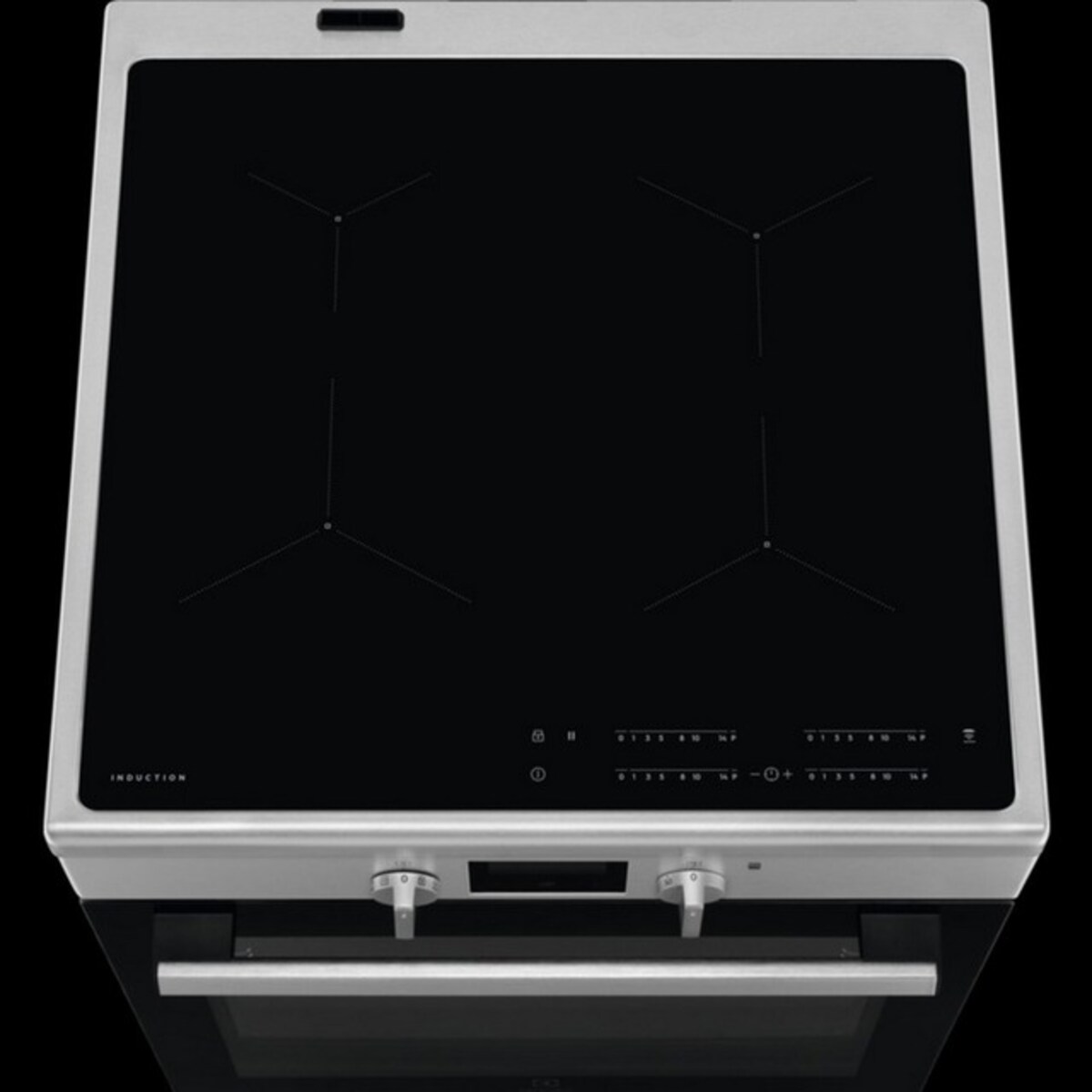 Fogão Elétrico com Placa de Indução AEG CIB6646ABM Função PlusSteam Forno de 73 Litros e de 4 Zonas - Inox Inox-9