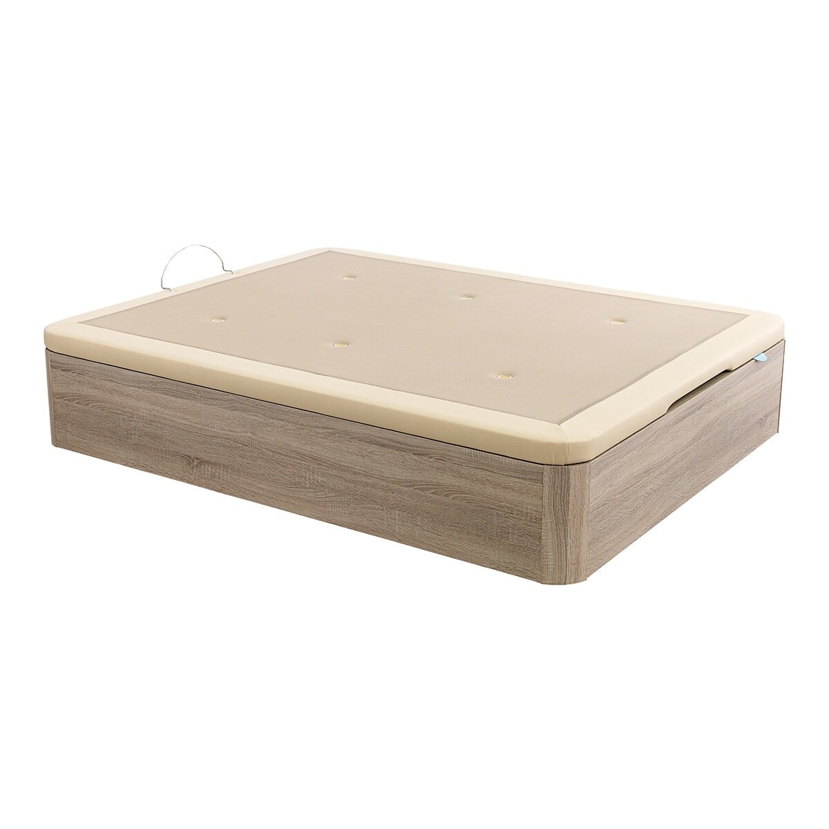 Canapé abatible de madera Evoque Tapas Partidas Relax Natural-2