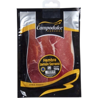 Presunto Serrano em Fatias unidade 150 g - Campodulce