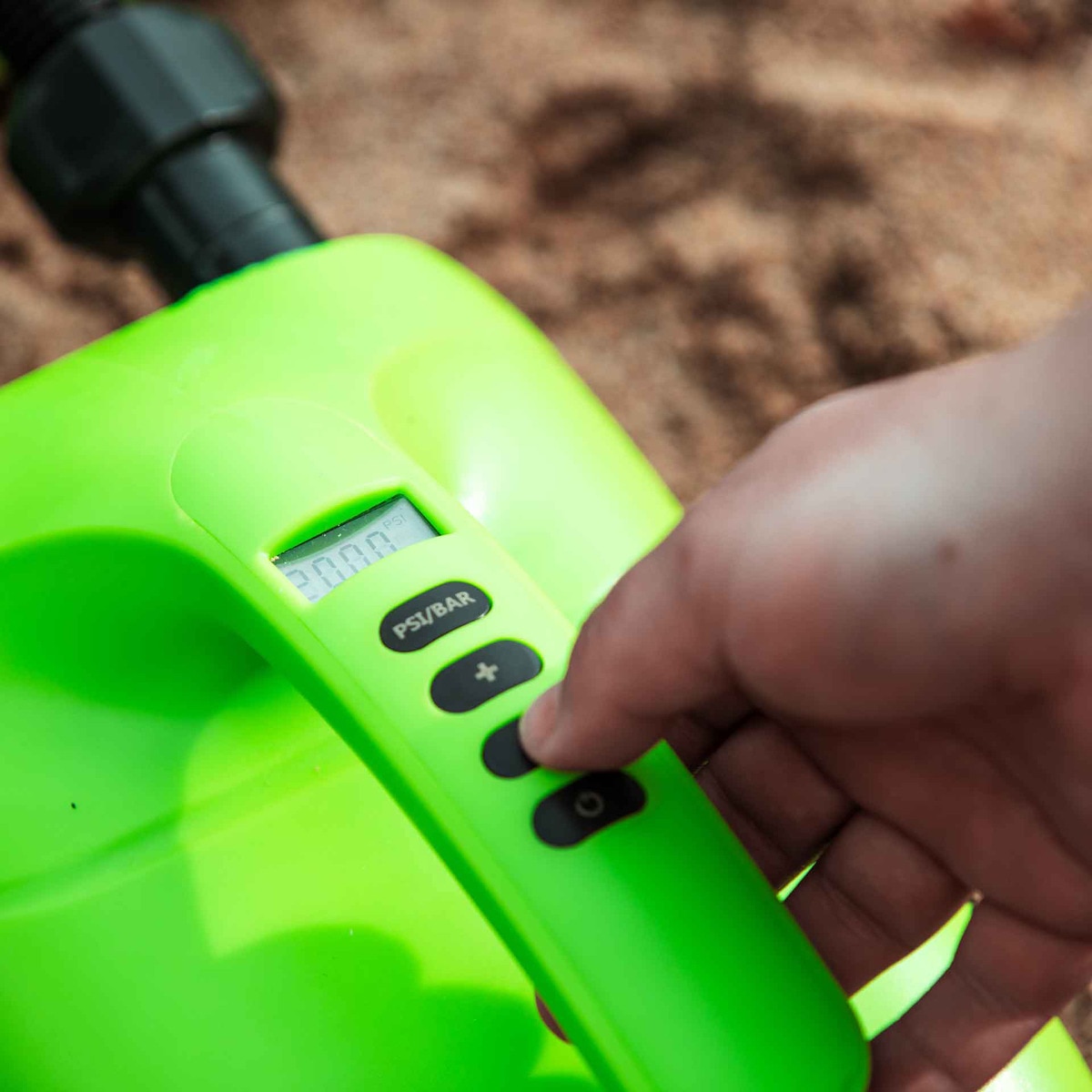 Bomba de Insuflar 220 V para Paddle Surf Verde-2