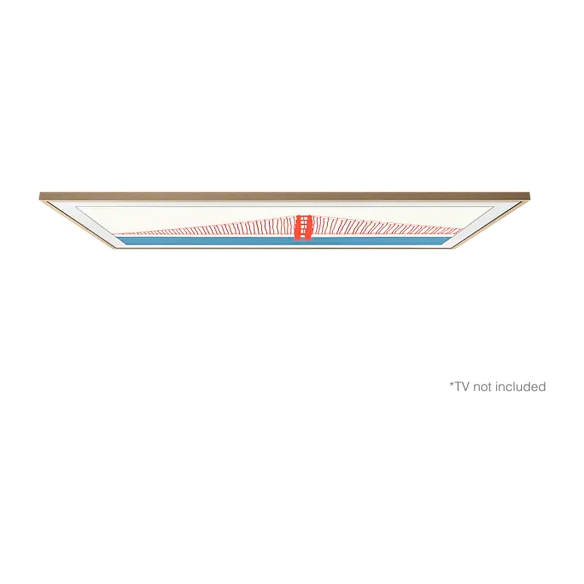 Moldura para TV Samsung The Frame 75" VG-SCFA75TKBXC - Madeira/TECA Castanho-3