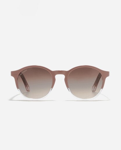 Imagen 0 de Gafas de sol ovaladas de acetato orgánico rosas con lentes polarizadas