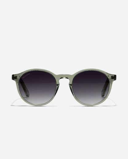 Imagen 0 de Gafas de sol ovaladas de acetato orgánico verdes con lentes polarizadas