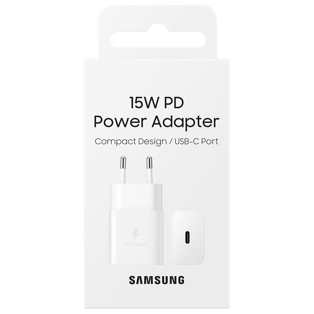 Cargador de red Samsung USB-C 15 W blanco Blanco-1