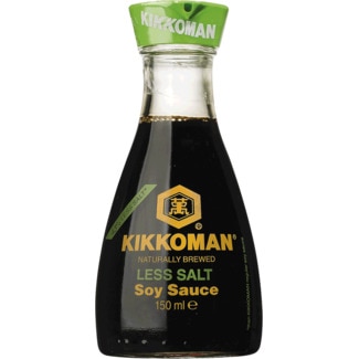 Molho de Soja Menos Sal frasco 150 ml - Kikkoman