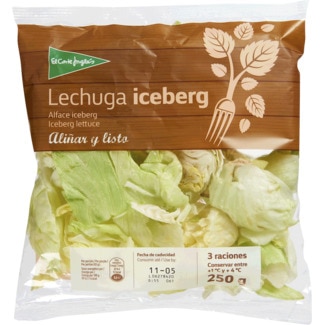 Salada Iceberg embalagem 250 g - El Corte Inglés