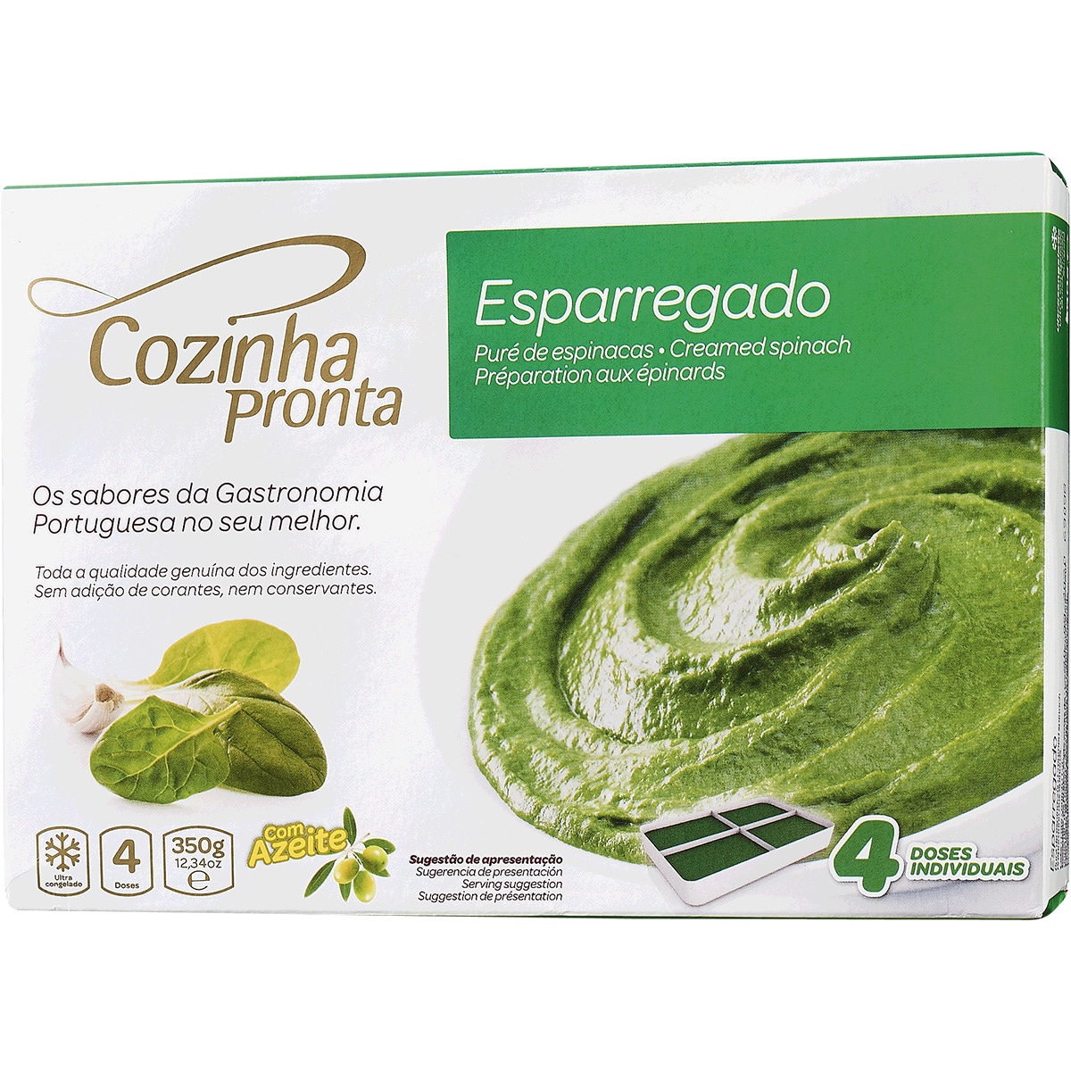 Esparregado embalagem 350 g