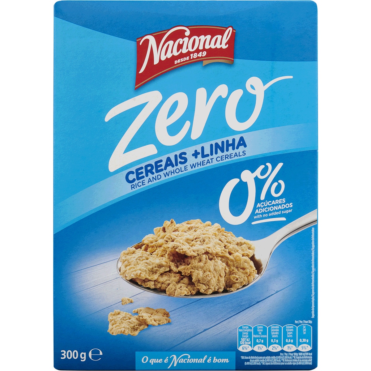Cereais + Linha 0% Açúcares Adicionados embalagem 300 g