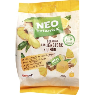 Gomas de Gengibre e Limão sem Glúten embalagem 150 g - Neo Botanica