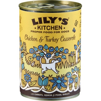 Alimento para Cão Húmido Frango e Peru lata 400 g - Lily`s Kitchen
