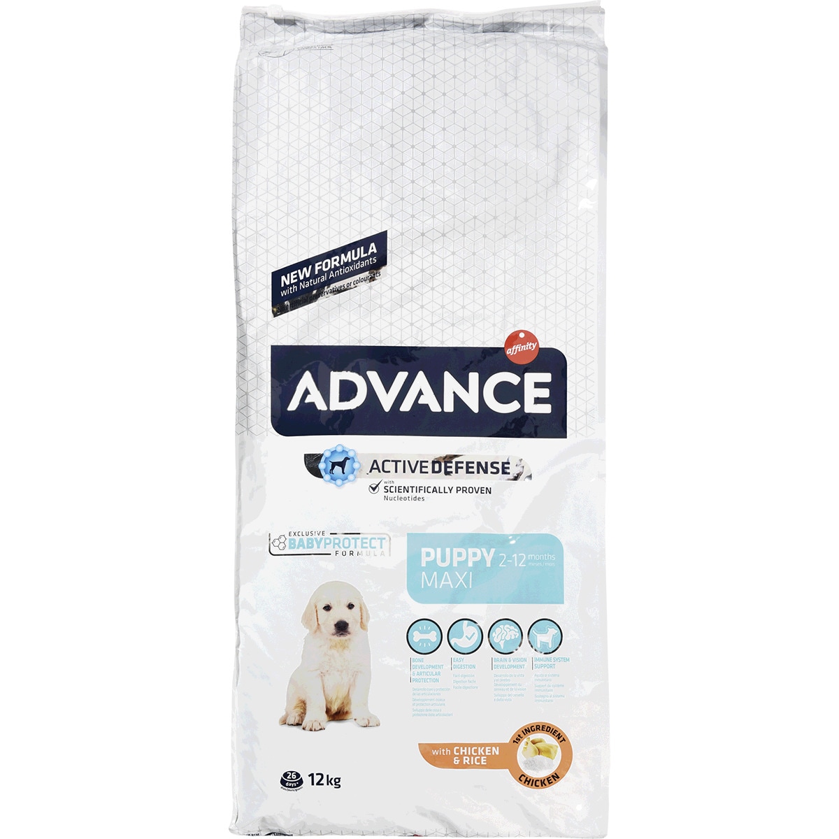 Ração para Cão Puppy Maxi 2 a 12 Meses embalagem 12 kg