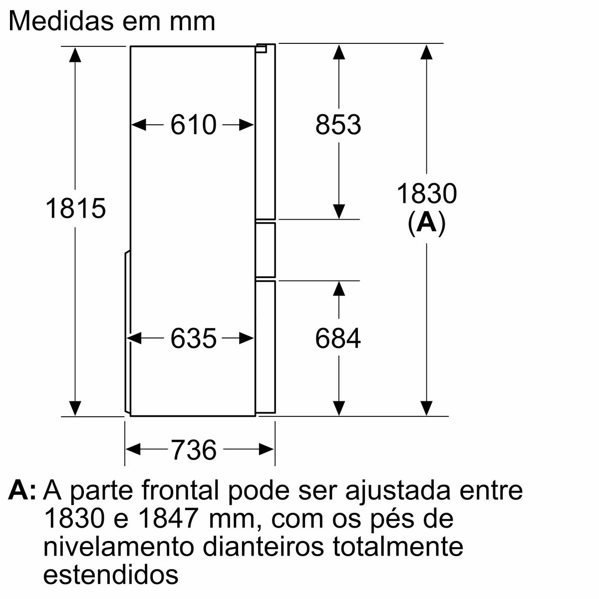 Frigorífico Americano Siemens de 3 Portas iQ700 French Door KF96RSBEA No Frost com Portas em Vidro - Preto Vidro preto-13
