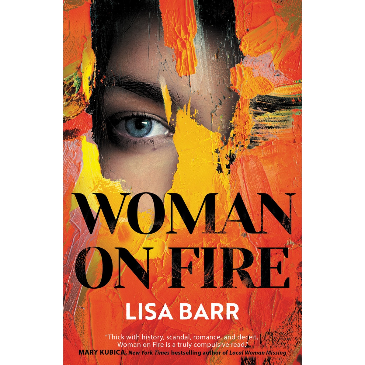 Woman on fire 1