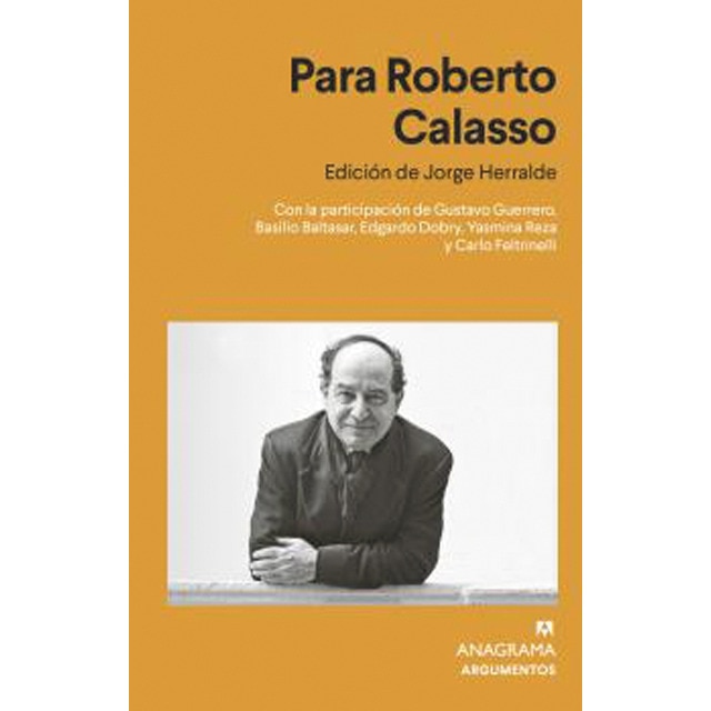 Imagen 0 de Para Roberto Calasso  (Tapa blanda)