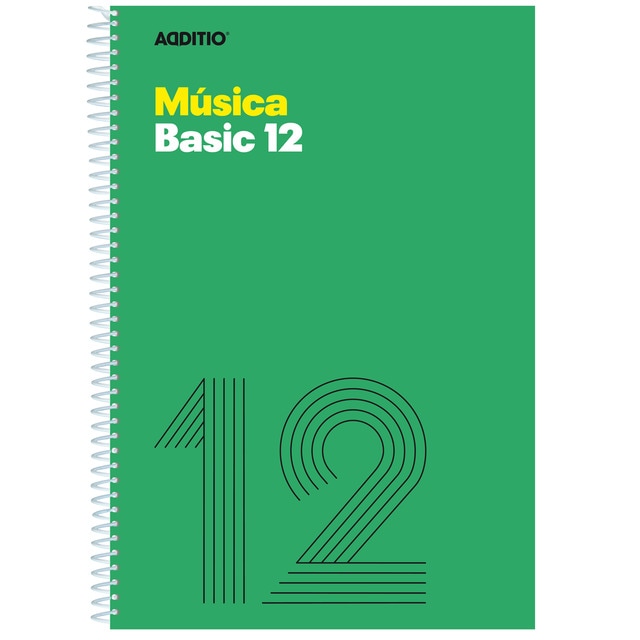 Imagen 0 de Cuaderno de Música Basic 12 22 x 317 cm  Additio Verde