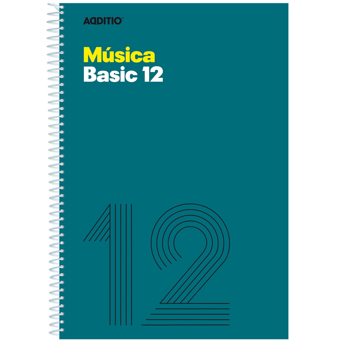 Caderno de Música Basic 12 22x317 cm - Azul Azul-1