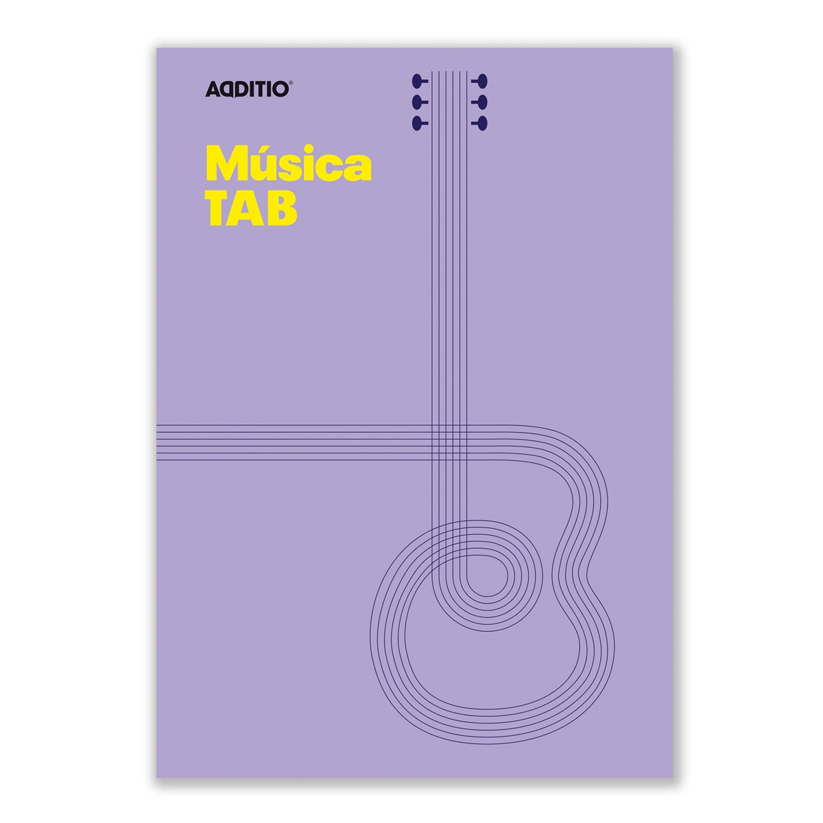 Caderno de Música Tab 21x297 cm - Lilás Lilás-1