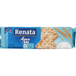 Biscoito de Água e Sal embalagem 170 g - Renata
