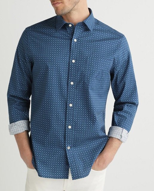 Imagen 0 de Camisa de hombre classic fit color azul