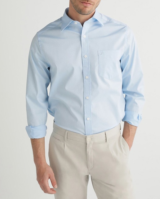 Imagen 0 de Camisa de hombre classic fit color azul