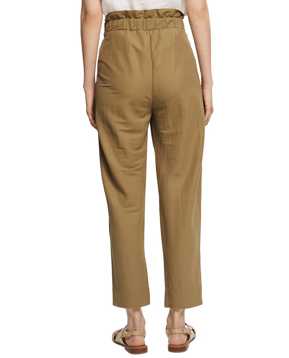 Pantalón de mujer paperbag viscosa · Esprit Collection · El Corte Inglés