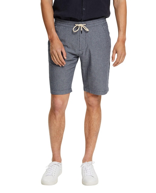 Imagen 0 de Bermuda de hombre chándal con estampado de rayas