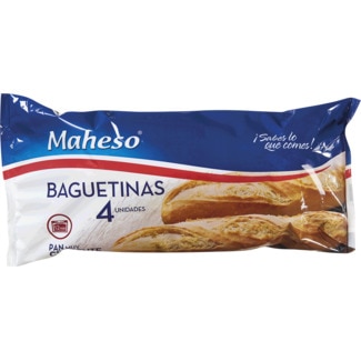 Baguetinas 4 Unidades embalagem 500 g - Maheso