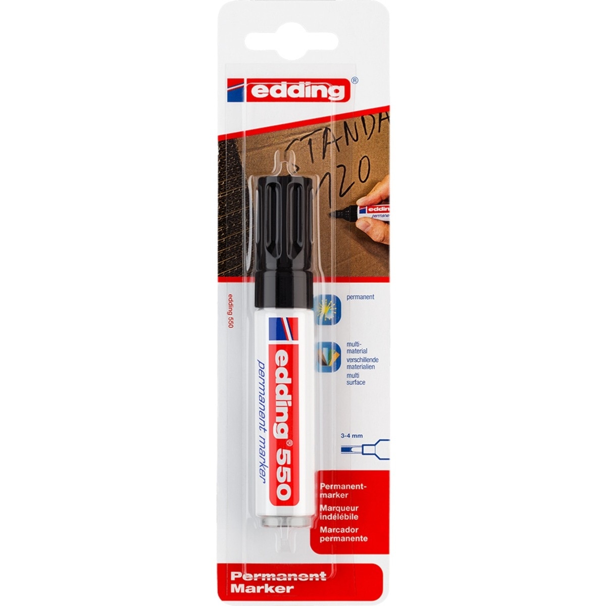 Imagem 0 de Blister com 1 Marcador 550 - Preto