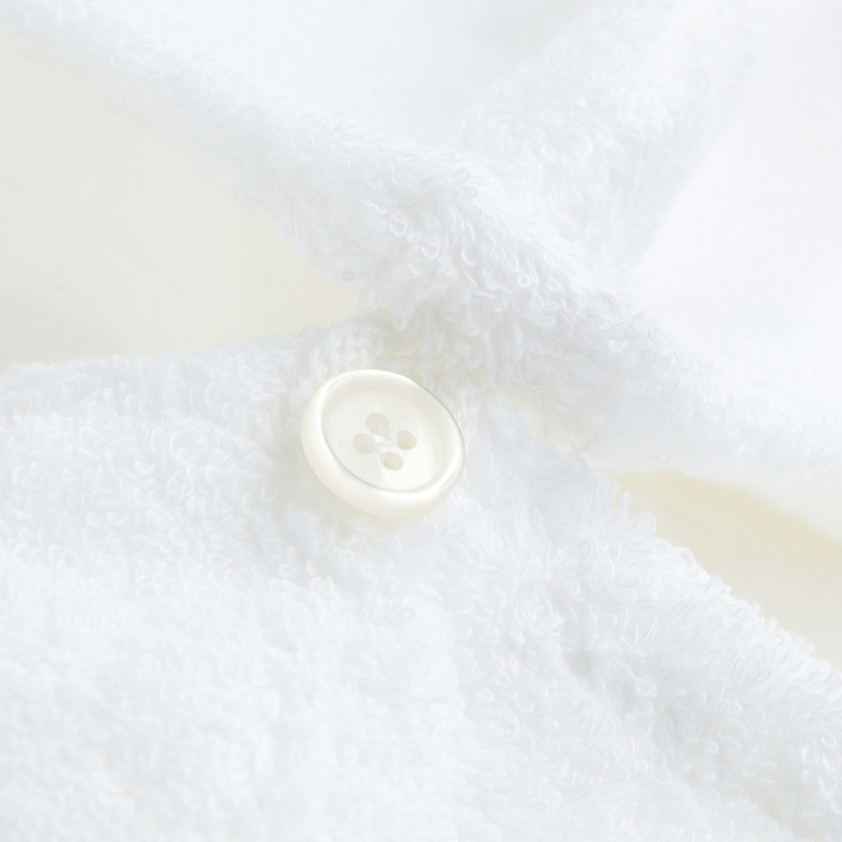 Turbante de tecido turco de algodão 450 g/m2 Kashmir Branco-3