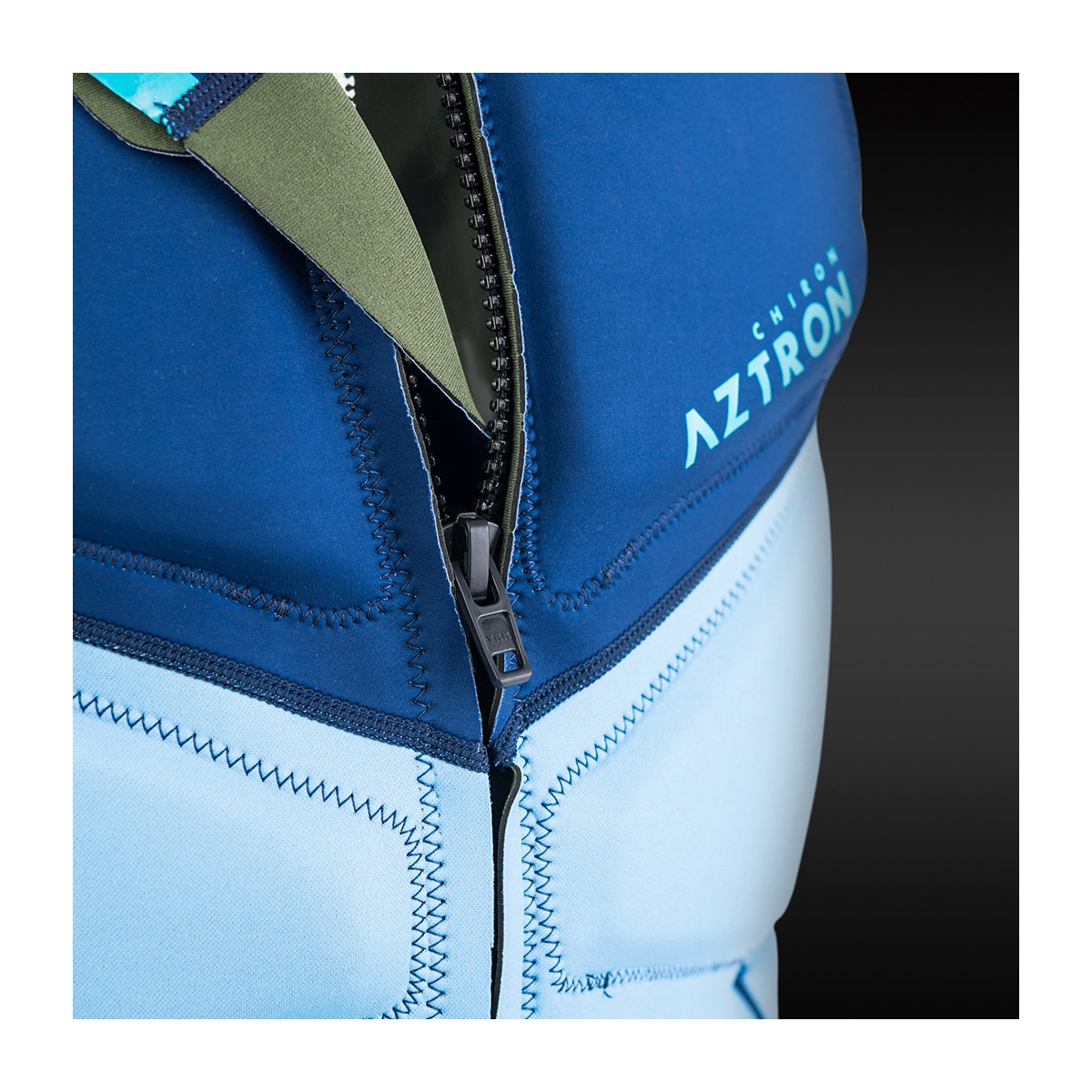 Colete de Homem em Neopreno Azul-marinho / Azul-claro-5