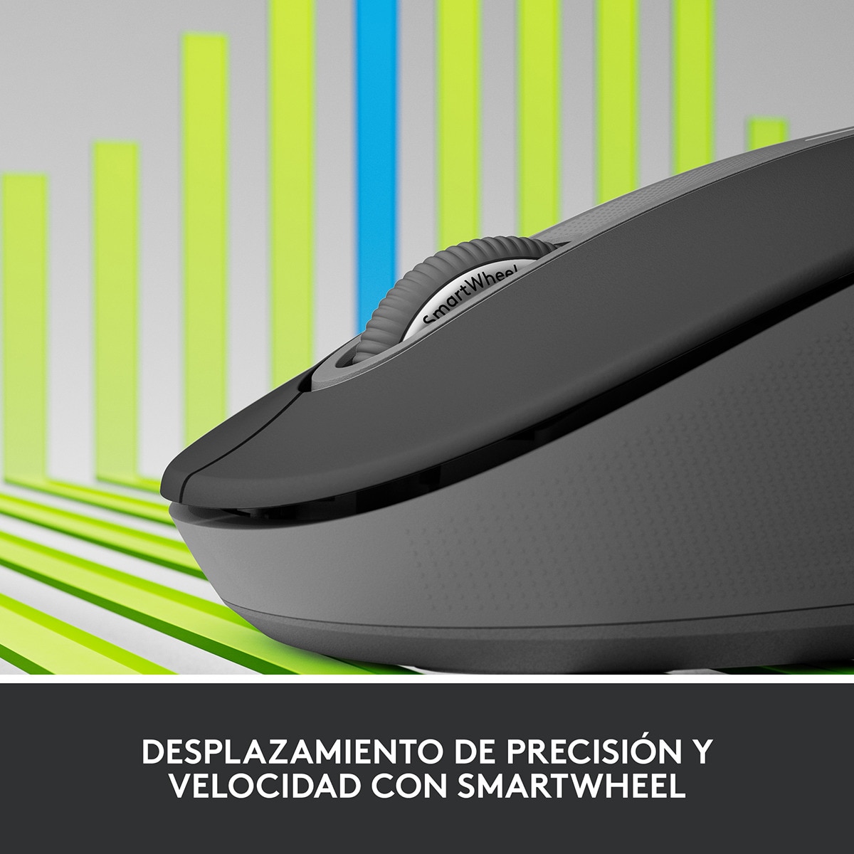 Ratón inalámbrico Logitech Signature M650 L LEFT Grafito Grafito-2