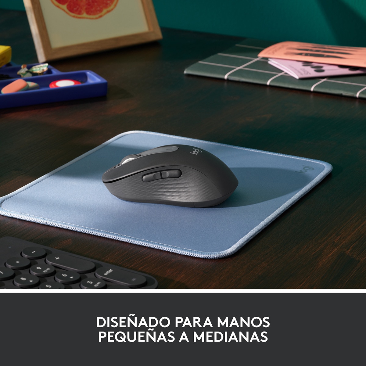 Ratón inalámbrico Logitech Signature M650 Medium Grafito Grafito-3