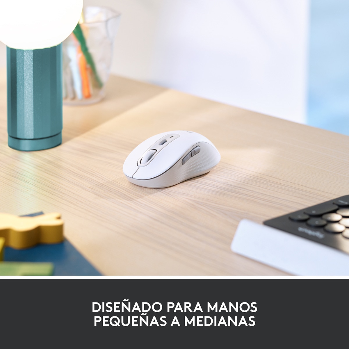 Ratón inalámbrico Logitech Signature M650 Medium Blanco Blanco-3