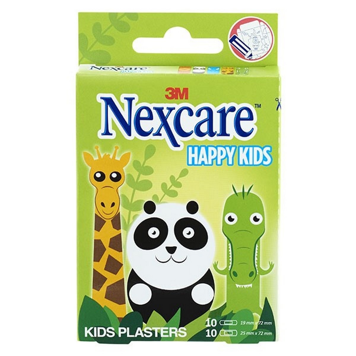 Imagem 0 de Pensos Rápidos Kids Animals Nexcare - 20 pensos