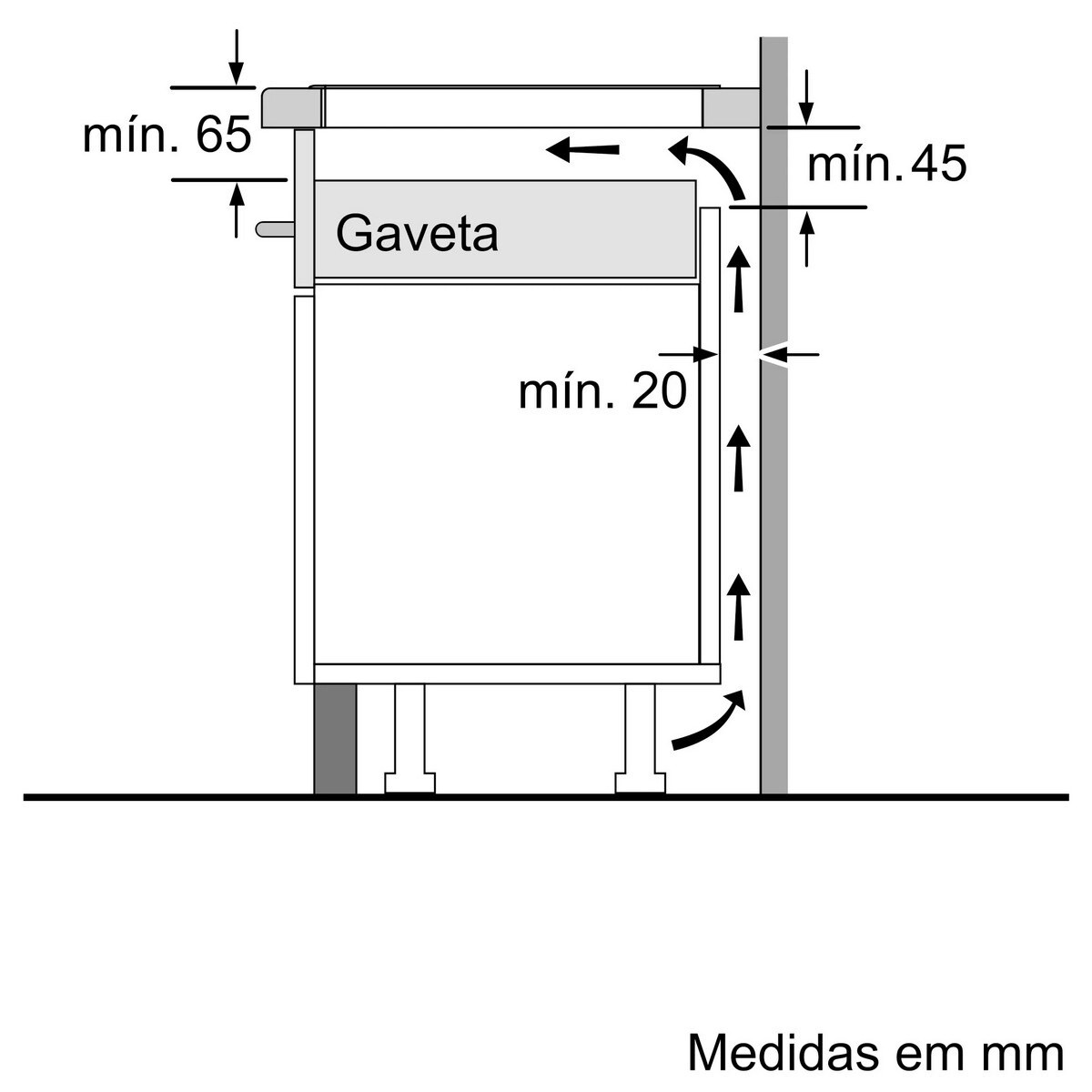 Placa de Indução Bosch Série 4 PUE61RBB5E com 4 Zonas e de 60 cm - Preto Preto-8