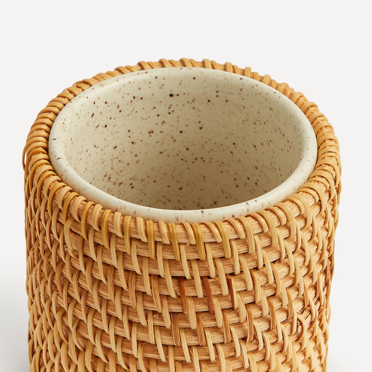 Portacepillos para encimera Mimbre El Corte Inglés Beige-2
