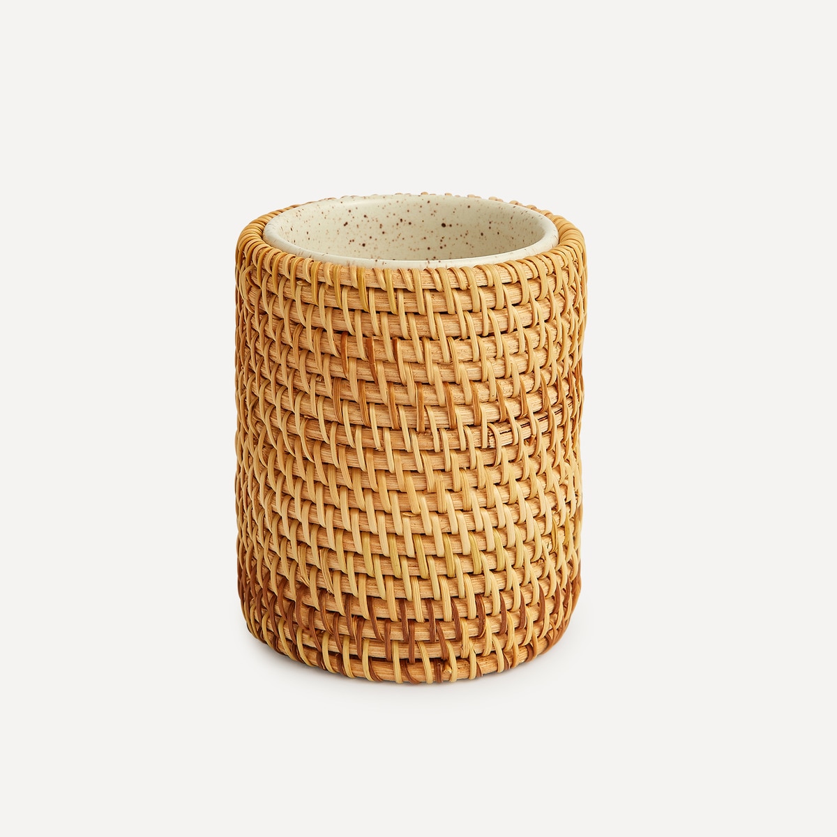 Portacepillos para encimera Mimbre El Corte Inglés Beige-1