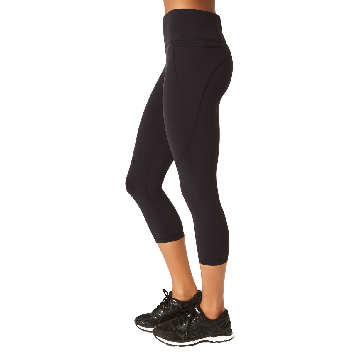 Leggings de Mulher Power Cropped Workout Preto-1