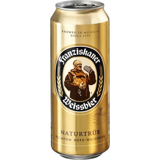 cerveza rubia de trigo alemana lata 50 cl - Franziskaner