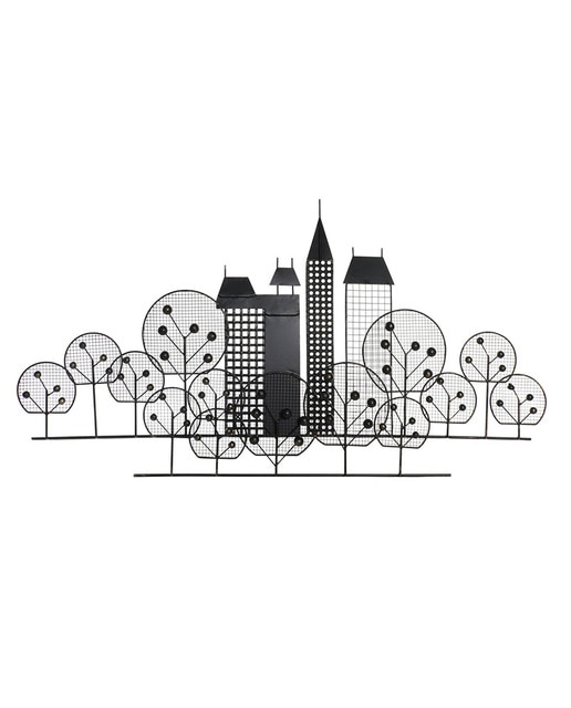 Imagen 0 de Decoración pared metal edificio