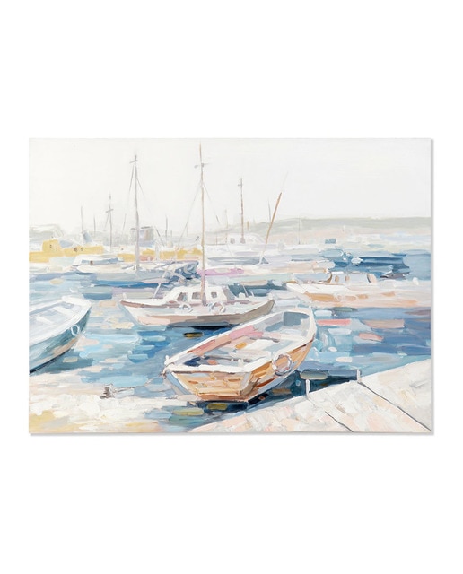 Imagen 0 de Cuadro acrílico barcas