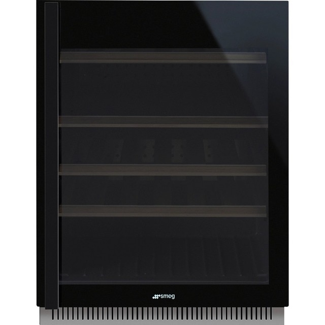 Imagem 0 de Garrafeira Encastrável Smeg Dolce Stil Novo CVI638RN3 com Dobradiças à Direita e Capacidade para 38 Garrafas Standard e de 82,5 cm - Preto