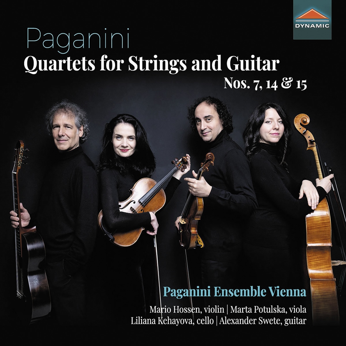 Imagen 1 de Paganini: Cuartetos para cuerda y guitarra no. 7, 14 y 15 (CD)