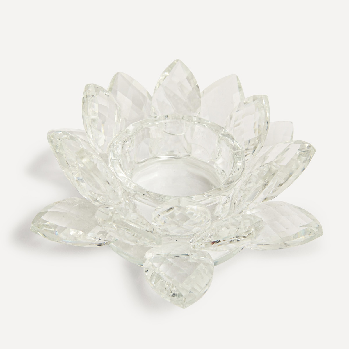 Porta-Velas Tealight de Cristal Vilna Transparente-4