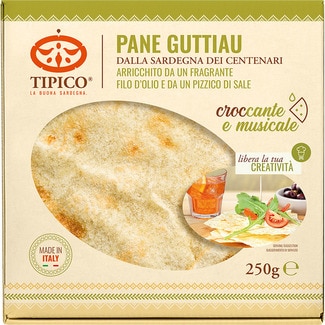 pan Guttiau pan de cristal italiano envase 250 g - Tipico La Buona Sardegna