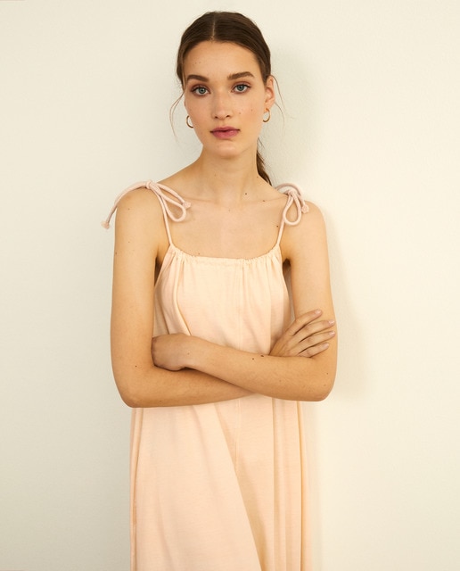 Vestido largo liso sin mangas · Southern Cotton · El Corte Inglés