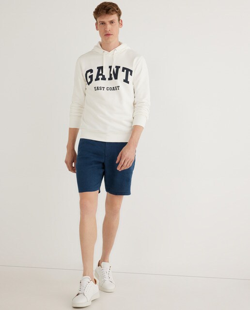 Sudadera de hombre con capucha amarilla · Gant · El Corte Inglés